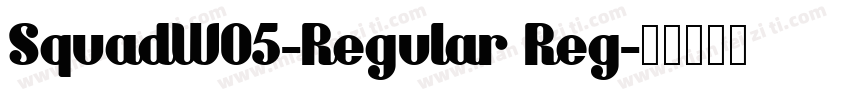 SquadW05-Regular Reg字体转换